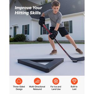 Rebotador de Hockey sobre Hielo de Alta Resistencia, Entrenador de Pases Multiángulo para Práctica de Manejo del Palo - Product Image 2