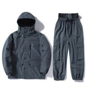 Traje de Esquí Deportivo para Invierno, Chaqueta Impermeable, Transpirable, Cortavientos, con Cierre, Unisex, Tallas Grandes - Product Image 4