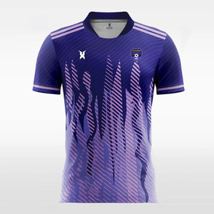 เสื้อฟุตบอลแบบกำหนดเองได้ ระบายอากาศ แห้งเร็ว โพลีเอสเตอร์ 100% พิมพ์ลายดิจิทัล แขนสั้น สำหรับผู้ใหญ่ ทั้งชายและหญิง - Product Image 3