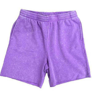 Light Summer Acid Wash <b>Shorts</b> Designed For Travel And Outdoor Use - Product Image 3