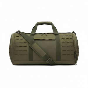 Bolsa de lona clásica de viaje con diseño de tela resistente, asas cómodas para transportar, perfecta para viajes de fin de semana, gimnasio y actividades deportivas. - Product Image 2