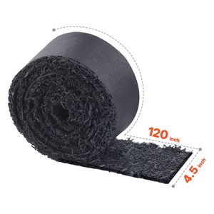 Alfombra de Caucho Reciclado de Aspecto Natural, Negra, 120 x 4.5 Pulgadas, para Paisajismo, Caminos Permanentes y Máquinas de Recauchado de Neumáticos - Product Image 5