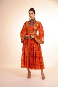 Latest Afghani Casual <b>Dresses</b> Premium Ethnic Embroidery Traditional Women's Clothing Export Quality - Product Image 3