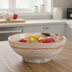 Frutero de Lujo con Efecto Mármol, Moderno y Decorativo, Elegante Centro de Mesa para Comedor, Decoración del Hogar - Product Image 4