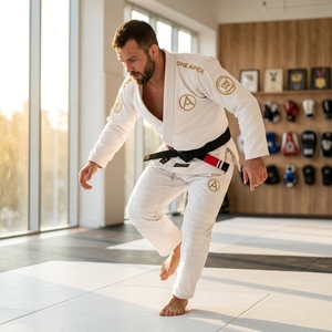 Uniforme de Jiu Jitsu Blanco para Hombre, Gi de BJJ para Entrenamiento de Artes Marciales, Bordado Personalizado, Gi de Competición - Product Image 4