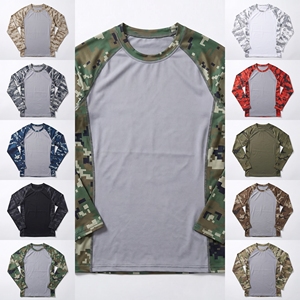 Camiseta de Compresión Personalizada OEM con Sublimación Completa, Camiseta Larga para Natación, Protección Solar para MMA - Product Image 6