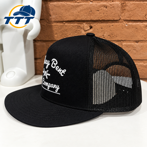 Gorra Trucker Personalizada de 5 Paneles con Logotipo Bordado, Gorra de Malla con Cierre a Presión, Fabricante Vietnamita OEM ODM, Venta al por Mayor de Gorras Trucker de Fábrica - Product Image 2