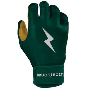 Gants de frappe à manchette courte de la série originale, verts, pour softball, design confortable et souple pour les sports de terrain, BRUCE BOLT - Product Image 5