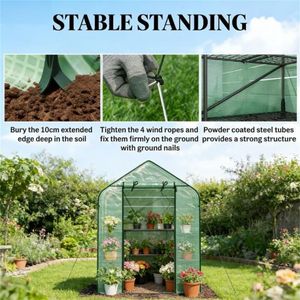 Invernadero Portátil para Exteriores, Caja de Plantación para Uso en Jardín - Product Image 2