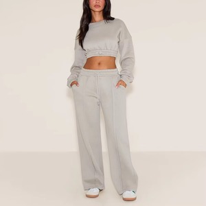 Pantalones Deportivos de Cintura Media para Mujer, Diseño Personalizado de Alta Calidad, Estilo Patchwork, Casuales para Invierno, con Bolsillos, para Entrenamiento, Tallas Grandes - Product Image 3