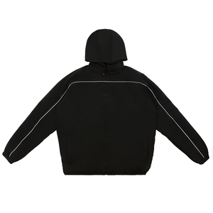 Conjunto de Chándal Cortavientos Personalizado Unisex, Chaqueta con Cremallera Completa, Chándal de Nailon Resistente al Viento y al Agua para Hombre - Product Image 4