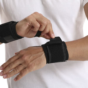 Attelles de poignet réglables pour la musculation estivale, en nylon double avec boucle pour le pouce, support de poignet en coton pour l'haltérophilie - Product Image 3