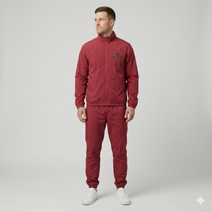 ผู้ผลิตชุดวินด์เบรกเกอร์แบบปรับแต่งได้สำหรับผู้ชาย ชุดวอร์มแบบมีซิปสองชิ้น ระบายอากาศได้ดี สะท้อนแสง เหมาะสำหรับวิ่งออกกำลังกาย ทำจากไนลอน สำหรับฤดูหนาว - Product Image 1