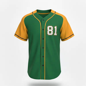 Camiseta de béisbol personalizada para hombre, ligera, de corte atlético, ideal para entrenamientos, partidos y deportes de equipo. - Product Image 3