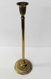 Gold Color Customized Modern Handmade Candlestick <b>Holder</b> Christmas Tabletop Decorative Antique Metal candle Stand - Product Image 2