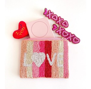 Pochette élégante de créateur professionnelle en coton, brodée de perles or et noir, pour pièces de monnaie, sac de fête de mariage, couleur et taille personnalisables - Product Image 6