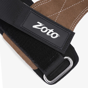 Padded Palm Hand grips for Weightlifting Gym Heavy Duty Leather Lifting Grips for <b>Pull</b> <b>Ups</b> Rows Powerlifting - Product Image 5