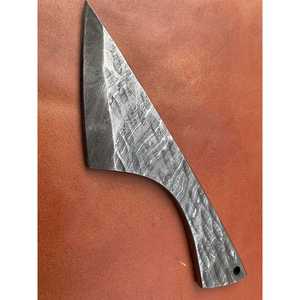 มีดสกินเนอร์เหล็กดามัสกัสแบบปรับแต่งได้ พร้อมด้ามไม้ลาย OEM ปลอกหนังสำหรับล่าสัตว์ - Product Image 5