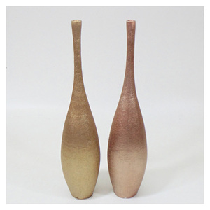 Jarrón de Aluminio Contemporáneo con Base Elevada para Exhibición Decorativa de Flores y Decoración de Mesas para Eventos - Product Image 4