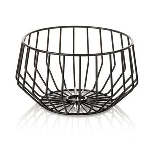 Cesta de frutas de metal estilo vintage para encimera de cocina con diseño tradicional y acabado duradero. - Product Image 4