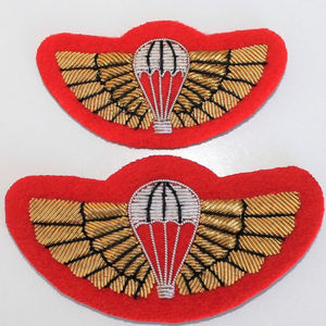 Badges brodés personnalisés faits main en métal et tissu avec fil de bullion, avec épingle de sûreté, pour décoration d'église, avec logo personnalisé, haute qualité - Product Image 5