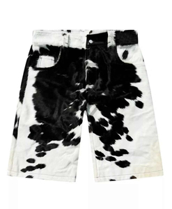 Pantalones Cortos Bermuda Tie Dye para Hombre, Cintura Media, Cierre de Botones, Estilo Casual con Estampado Animal, Diseño Personalizado, Venta al Por Mayor, Precio OEM - Product Image 1