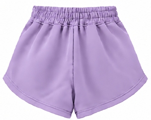 กางเกงขาสั้นผู้หญิงสีม่วง ยี่ห้อ Index Apparel เอวยางยืด สวมใส่สบาย ระบายอากาศได้ดี ทรงปกติ ขาขวา มีโลโก้ - Product Image 2