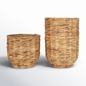 Panier de rangement décoratif rustique fait main Keef Seagrass New Collection - Product Image 1