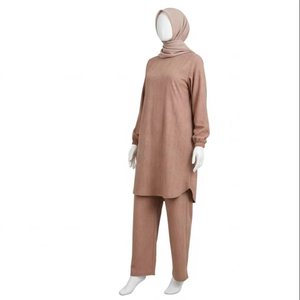 Pantalon de sport décontracté unisexe grande taille en polaire à manches longues, en satin de spandex/polyester, uni, respirant et léger, collection 2026 - Product Image 6
