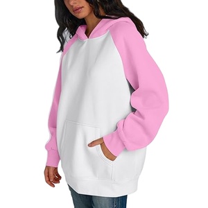 Sweat-shirts longs doux et confortables pour femmes, style sport, design optimal, imprimés sur mesure, épaules tombantes, doublés, 100 % coton - Product Image 4
