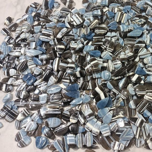 Lot de paires de cabochons d'opale bleue naturelle Owyhee, opale pigeon, pour la fabrication, vente en gros - Product Image 5