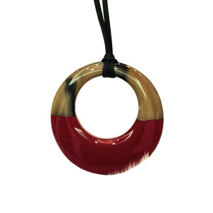 Colgante de Cuerno Hecho a Mano Personalizado con Estilo de Vida Saludable 2026 para Mujer, Joyería de Moda en Oferta, Casual/Deportivo, Aniversario - Product Image 2