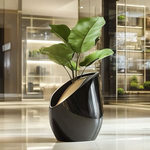 Jarrón de Latón Puro Silver Touch, Jarrón de Latón Premium con Acabado Silver Touch, Jarrón de Latón Hecho a Mano con Silver Touch - Product Image 2