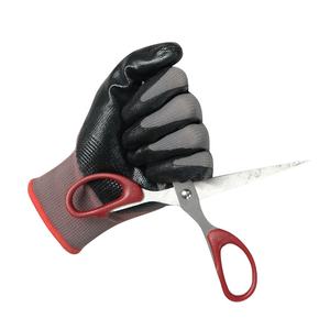 Gants de sécurité respirants, anti-choc, réutilisables, en polyester et nylon, enduits NBR, fabriqués au Vietnam, avec poignet tricoté élastique et grip micro-sableux lisse - Product Image 5