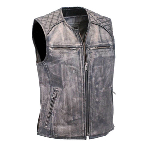 Custom Men's Reversible Heated Polyester <b>Vest</b> Sleeveless Motorcycle Windproof Winter Casual Biker Outerwear OEM ODM Wholesale - Product Image 1