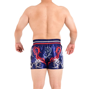Shorts de Muay Thai pour hommes, couleur unie personnalisable, best-seller, prix bas, haute qualité, dernier design - Product Image 4