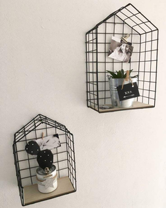 3. Estante de Pared de Hierro Negro, Estante Flotante de Metal Rústico, Decoración para el Hogar - Product Image 4