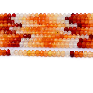 Cuentas facetadas de ópalo de fuego mexicano natural de 5 mm, calidad AAA+, piedras preciosas sueltas con tonalidades para la fabricación de joyas - Product Image 3
