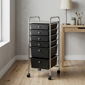 Shopee Household Storage MIT Storage Drawer Cart <b>Trolley</b> Cabinet 6 Tier Plastic Wholesale Taiwan Manufacturer Home <b>Tools</b> Metal - Product Image 1