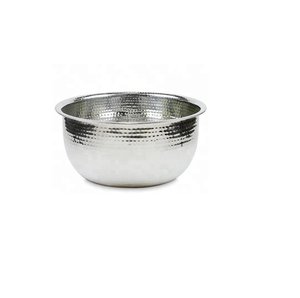 Cuenco Grande de Latón para Servir en Reuniones Familiares y Fiestas, Ideal para Servir Arroz, Curry y Ensaladas Fácilmente - Product Image 1