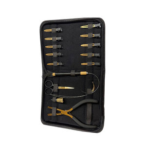 Kit de Extensiones de Cabello Color Dorado Titanio, Juego Completo de Accesorios para Extensiones de Cabello para Salón de Belleza, Extensiones de Cabello Profesionales - Product Image 5