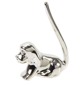 ที่เก็บแหวนรูปสัตว์ New Vision |   แท่นโชว์เครื่องประดับสีเงินเมทัลลิก |   ของตกแต่งโต๊ะทำงานและของขวัญสไตล์ร่วมสมัยน่ารัก - Product Image 1