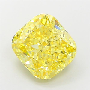 Diamant de laboratoire jaune vif exclusif et luxueux, 4,60 carats, VS1, taille excellente, certifié IGI, pour joaillerie fine. - Product Image 1