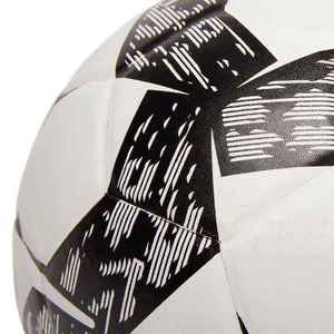 Ballon de football de qualité supérieure, haute rétention d'air, résistant, imprimé sur écran, taille personnalisée, en cuir classique - Product Image 3