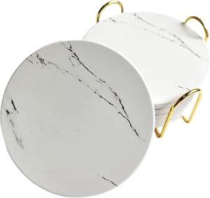 Juego de posavasos de mármol de calidad de hotel y restaurante de lujo con diseño elegante para uso comercial en un entorno de hostelería de alta gama. - Product Image 2