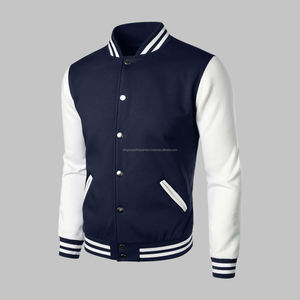 Chaqueta universitaria para hombre de alta calidad Chaqueta universitaria de algodón polar Letterman Chaqueta universitaria para hombre - Product Image 2