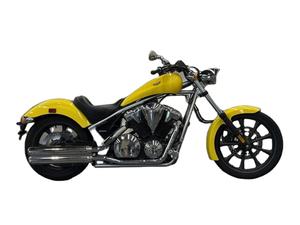 Offre spéciale 2023 : Moto cruiser Fury Chopper 1312cc, moteur V-Twin à essence, refroidissement liquide, 5 vitesses, jaune nacré, à vendre - Product Image 2