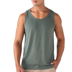 Débardeur côtelé personnalisé OEM ODM pour homme, sans manches, en coton, avec poche, style musculaire, vêtement de mode estival - Product Image 1