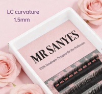 定制 MR SANYES 专业 J 型卷曲睫毛延长件 LC 曲度 从优质材料到美丽睫毛，一切皆有可能