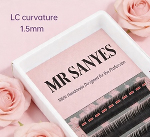 Extensions de <span class=keywords><strong>cils</strong></span> professionnelles MR SANYES J-Curl, <span class=keywords><strong>courbure</strong></span> LC, de matériaux de qualité pour <span class=keywords><strong>des</strong></span> <span class=keywords><strong>cils</strong></span> magnifiques - Product Image 6